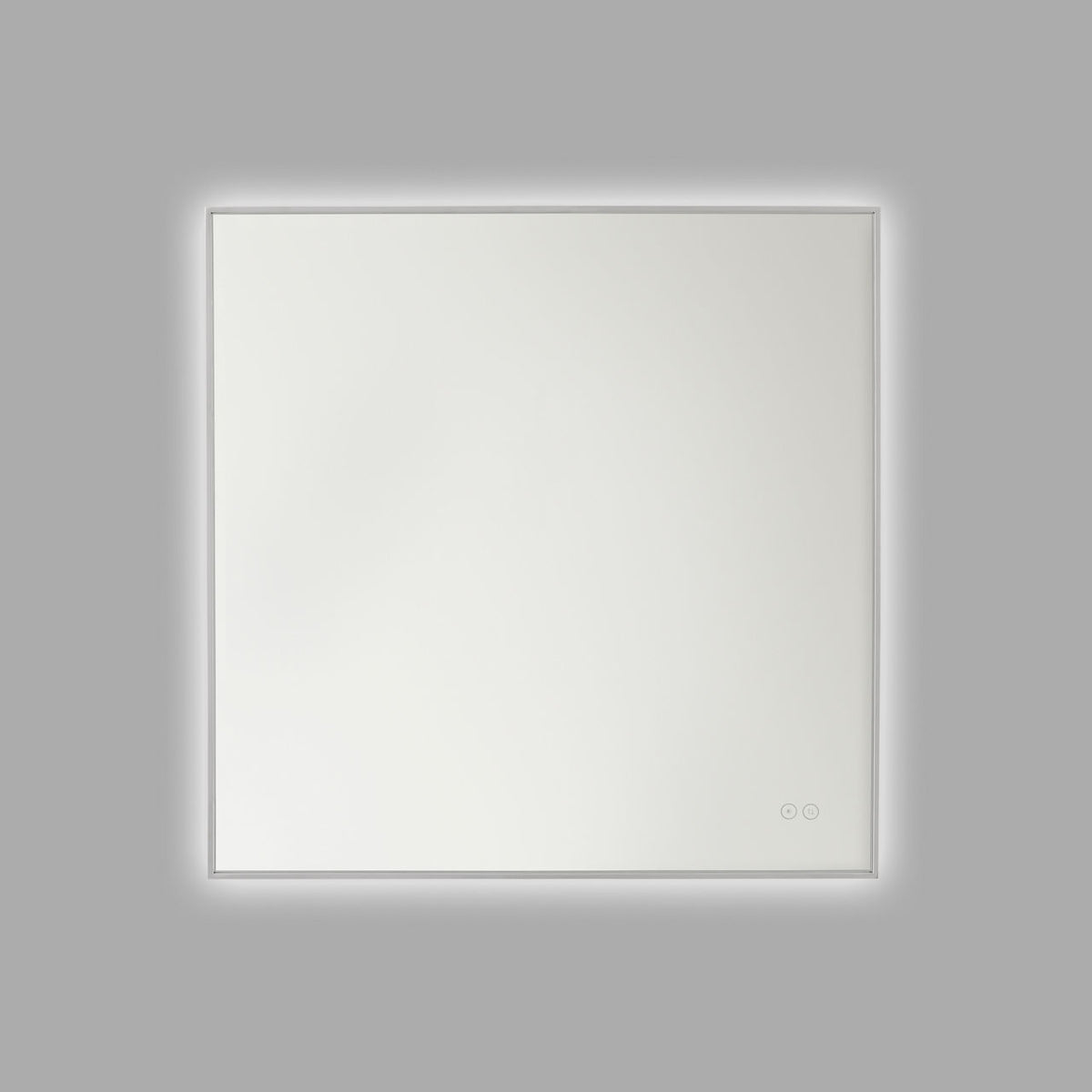 Generation Lighting MREL1440CH Cadre 30 inch Chrome illuminated square mirror