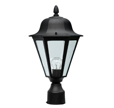 Dabmar Lighting GM132S-L9-27K-BZ Cast Aluminum Post Top Fixture, GU24, Color Temperature 2700K, Bronze Finish