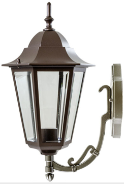 Dabmar Lighting GM135S-BZ Daniella Wall Fixture With Clear Glass Incand 120v, Bronze Finish