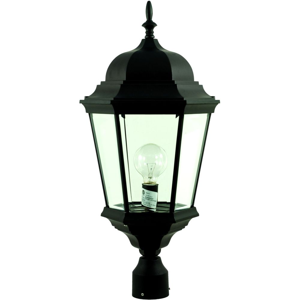 Dabmar Lighting GM235-L30-65K-BZ-FR LED Cast Aluminum E26 Post Top Fixtures, 85V-265V, Color Temperature 6500K, Bronze Frost Finish