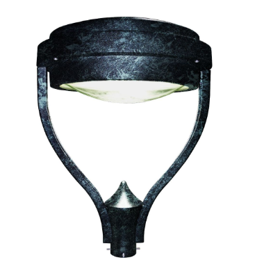 Dabmar Lighting GM570-LB60-50K-VG Cast Aluminum Post Top Fixture, LB, Color Temperature 5000K, Verde Green Finish
