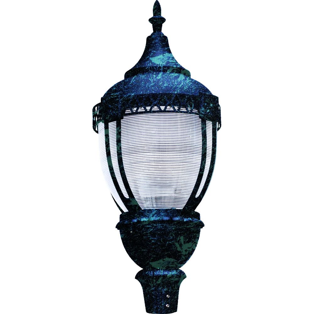 Dabmar Lighting GM910-L63-50K-VG LED Cast Aluminum Post Top Fixture, 120V-277V, E39, Color Temperature 5000K, Verde Green Finish