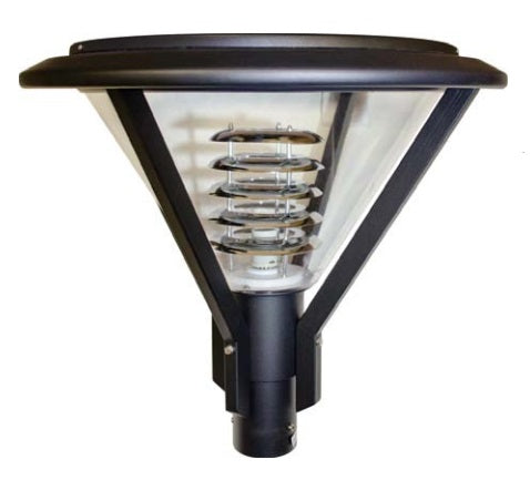 Dabmar Lighting GM950-B Powder Coated Cast Aluminum Post Top Light Fixture in Black Finish