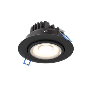 DALS Lighting GMB4-CC-BK 4″ Gimbal Recessed 2700K, 3000K, 3500K, 4000K, 5000K - 5CCT, 810lm, 11W Black Finish