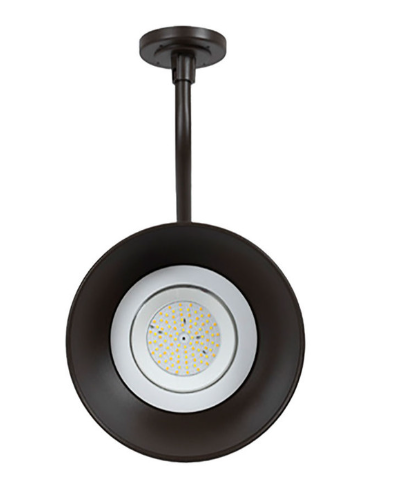 Westgate GNB-25W-MCT-BK-P Gooseneck Barn LED Light - 25W, 3000 Lumens, Multi-Color Temperature Black Finish