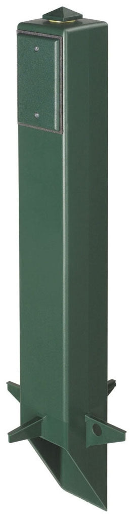 Arlignton GP26G Garden Post 26" Support for Outdoor Light Fixtures, Green Finish