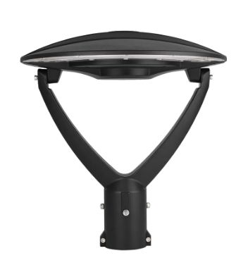 Westgate GPE-60-100W-MCTP-BK Power & CCT Adjustable Garden Post-Top Lights, 60W/80W/100W, 3000K/4000K/5000K, Black Finish