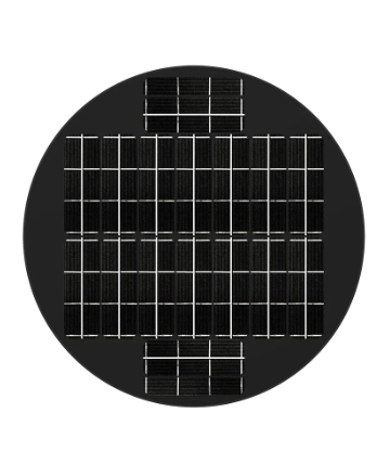 Westgate GPX-10W-SOLAR-A1 LED Single Arm Adjustable Solar Area Disk Light, Wattage 10W, Lumens 1700 lm, CCT Selectable, Bronze Finish