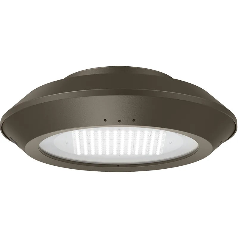 Westgate GPX-90-150W-MCTP-PM75 LED Pipe Mount with 3/4" Hub Area Disk Light, Wattage 90/120/150W, Lumens 150 LM/W, CCT Selectable, Bronze Finish