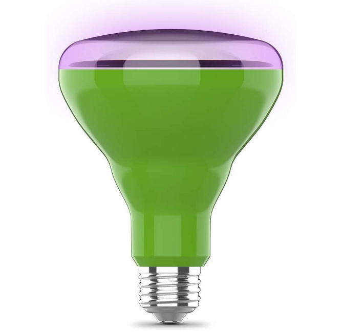 Feit Electric BR30/GROW/LEDG2/BX Full Spectrum LED 65W Equivalent BR30 Non-Dimmable Hydro Grow Light Bulb, Color Temperature 3300K, Wattage 9W, Voltage 120V