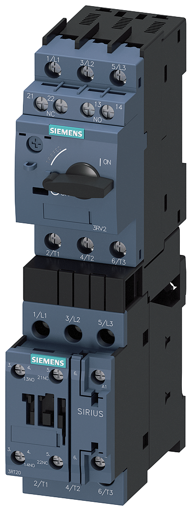 SIEMENS 3RA21254DA270AK6 STARTER DOL S0 20-25A 120VAC SCREW