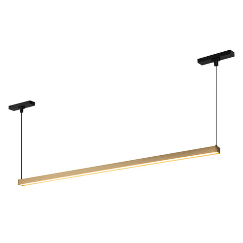 Kuzco Lighting TRL28133-BG Mira LED 33.13 inch Brushed Gold Linear Pendant Ceiling Light CCT 3000K