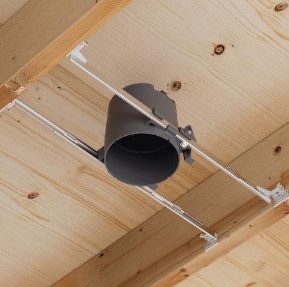 DMF Lighting H4BH 4" New Construction Housing w/ Bar Hangers, White Finish