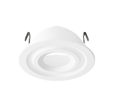 DMF Lighting H4TRABK 4" H Series Round Adjustable Trim, Black