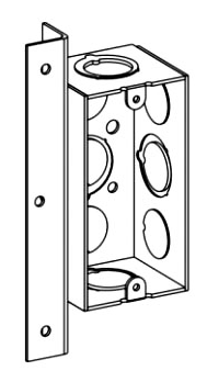 Orbit HB-1-MKO-AB 1-7/8” Deep, 1-Gang Welded Handy Box With MKO & Ab Bracket