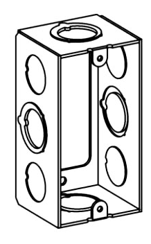 Orbit HB-1-MKO-EXT 1-7/8” Deep, 1-Gang Welded Handy Extension Ring With MKO