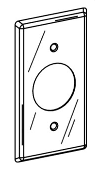 Orbit HBC-SR Handy Box 15A, 1.406” Diameter Single Receptacle Cover