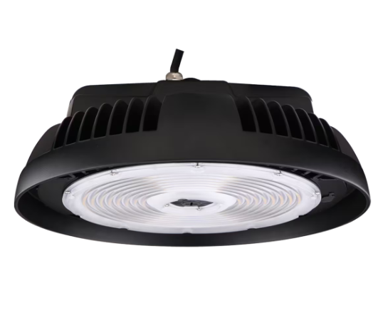 Eiko HBX2-3004-1-SP2-FR Mod Monopoint LED High Bay Light, 300W, 4000K, 120-277V, 10ft Cord, Dimmable, 20kv Surge Protection, Frosted Lens