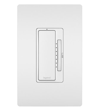 Wattstopper HCL453PMMW Multi-Location Master Dimmer Switch For CFL/LED/INC, Wattage 450W, Voltage 120V, White Finish