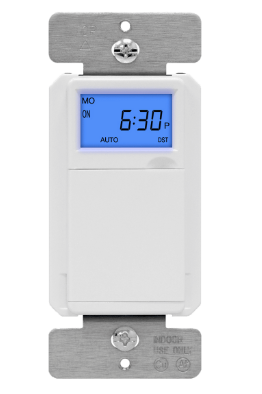 Enerlites HET01-H1-W 7-Day Astronomic In-Wall Programmable Timer