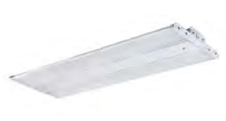 Cyber Tech Lighting HL300S/850-BK 300W Linear LED Slim High Bay Dimmable 5000K with Junction Box & Battery Back-Up Installed