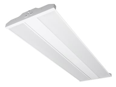 MaxLite HLE-200WUF-CSEM Highbay Linear ECO Frosted Lens Light W/ Battery Backup, Wattage Selectable 200W/230W/270W, 120-277V, CCT Selectable 4000K/5000K