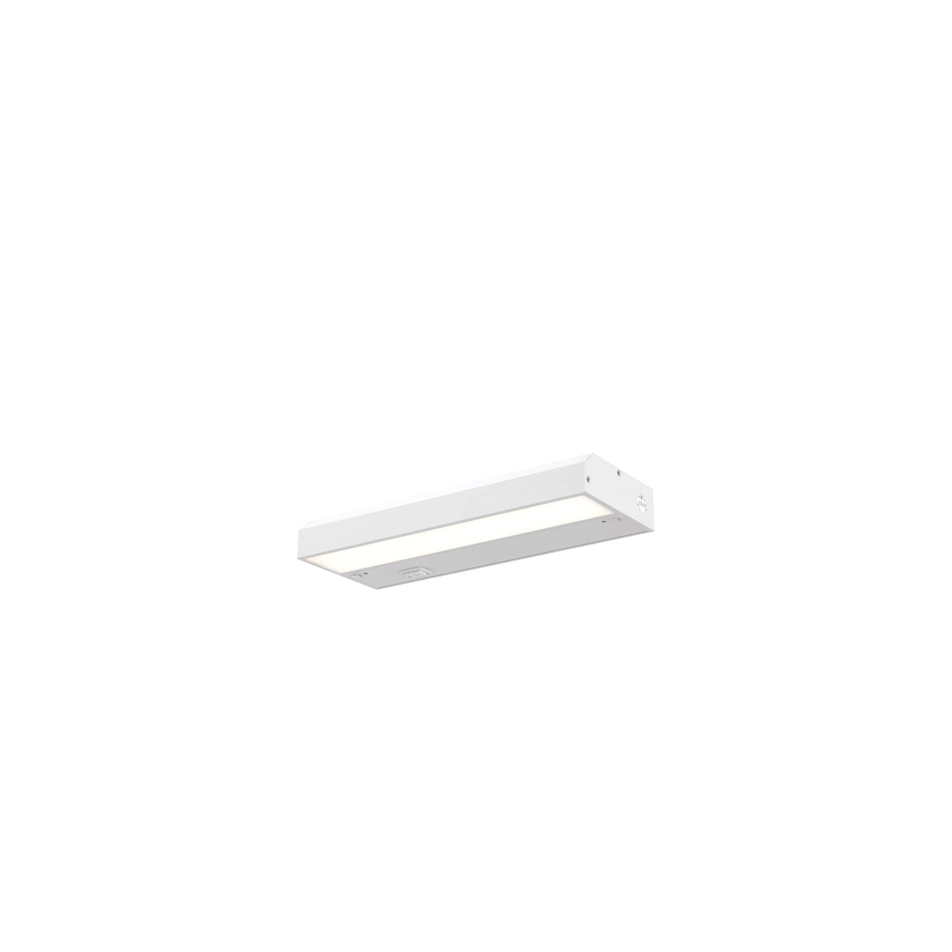 DALS Lighting HLF09-3K-WH Under Cabinet 9" Hardwired LED Under Cabinet Linear Light with White Finish