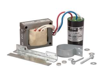 Keystone HPS-50R-1-KIT – 400W 50W High Pressure Sodium 120V Ballast Replacement Kit with Ignitor and Bracket