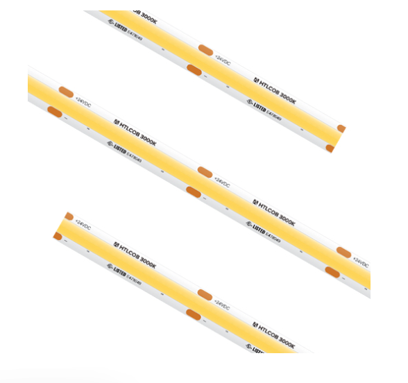 American Lighting HTL-COB-NW-16 Trulux High Output COB LED Tape Light - 16.4FT Reel - IP54 Damp Location - 3500K - 5W / FT - 413 Lumens / FT - 24V