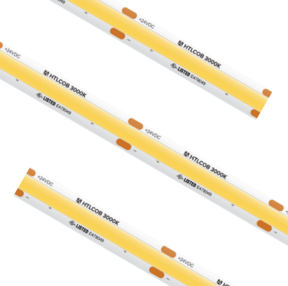 American Lighting HTL-COB-NW-CC 24V DC High Output COB seamless tape light, 3500K, 4.5W/FT