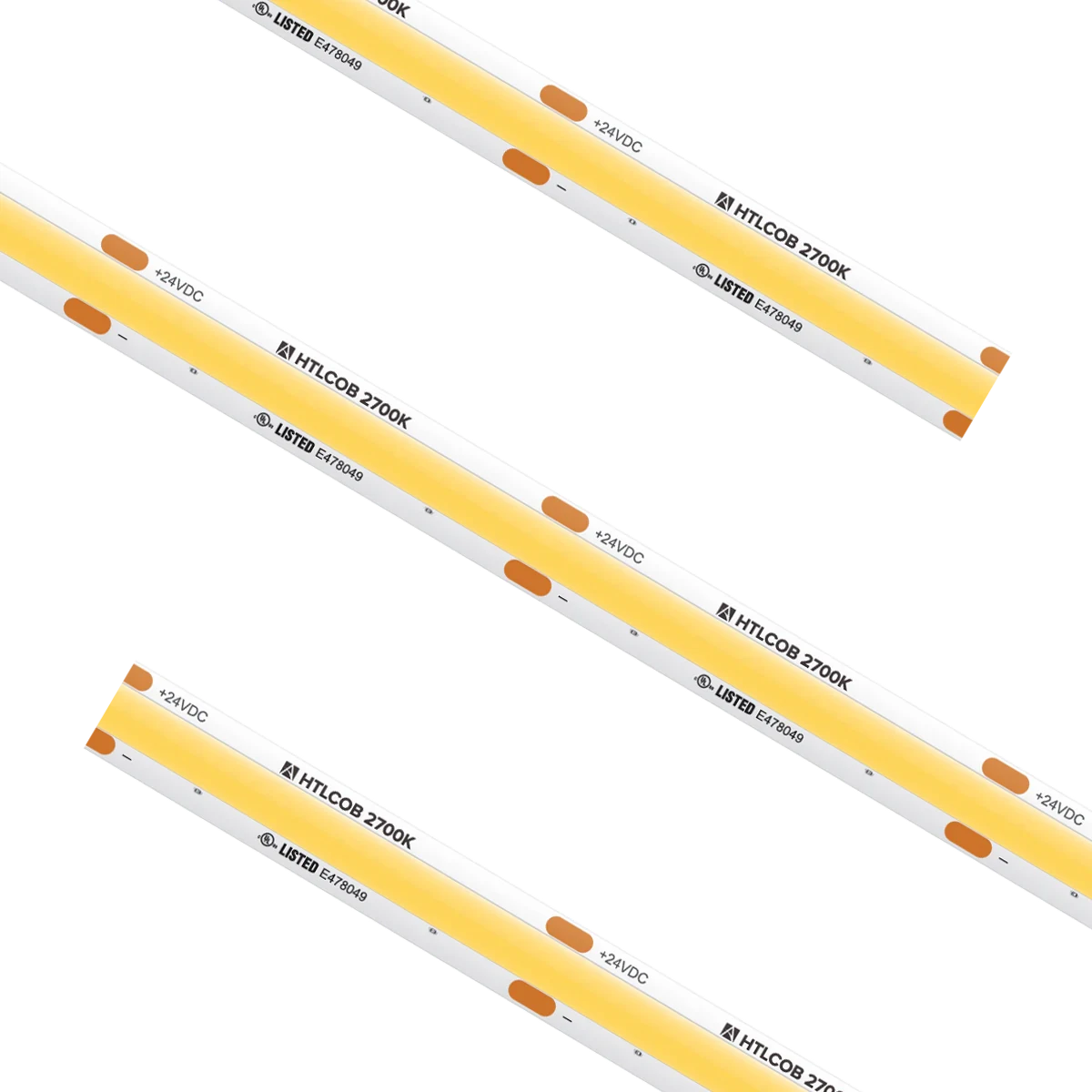 American Lighting HTL-COB-WH-PROKIT-16 High Output COB Tape Light IP54 4000K Pro Kit – 24V DC, 460LM/ft, 90 CRI, Dimmable, 16.4ft Complete Set (cULus Listed, Damp Location Rated)