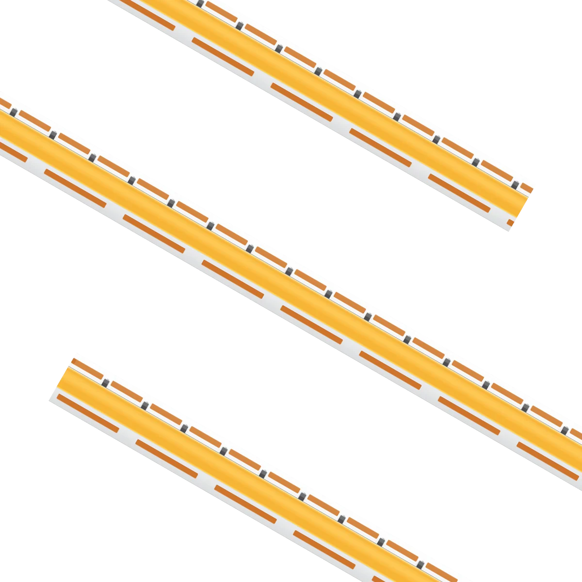 American Lighting HTL-COBFC-WW-16 High Output COB Tape Light – 3000K Warm White, 250LM/ft, 90 CRI, Free Cut Design, IP54 Damp Rated, 24V DC 16.4ft Reel