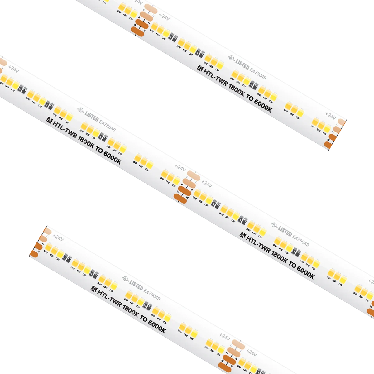 American Lighting HTL-TWR-CC Custom Cut High Output High Density, Wide Range Tunable Tape Light