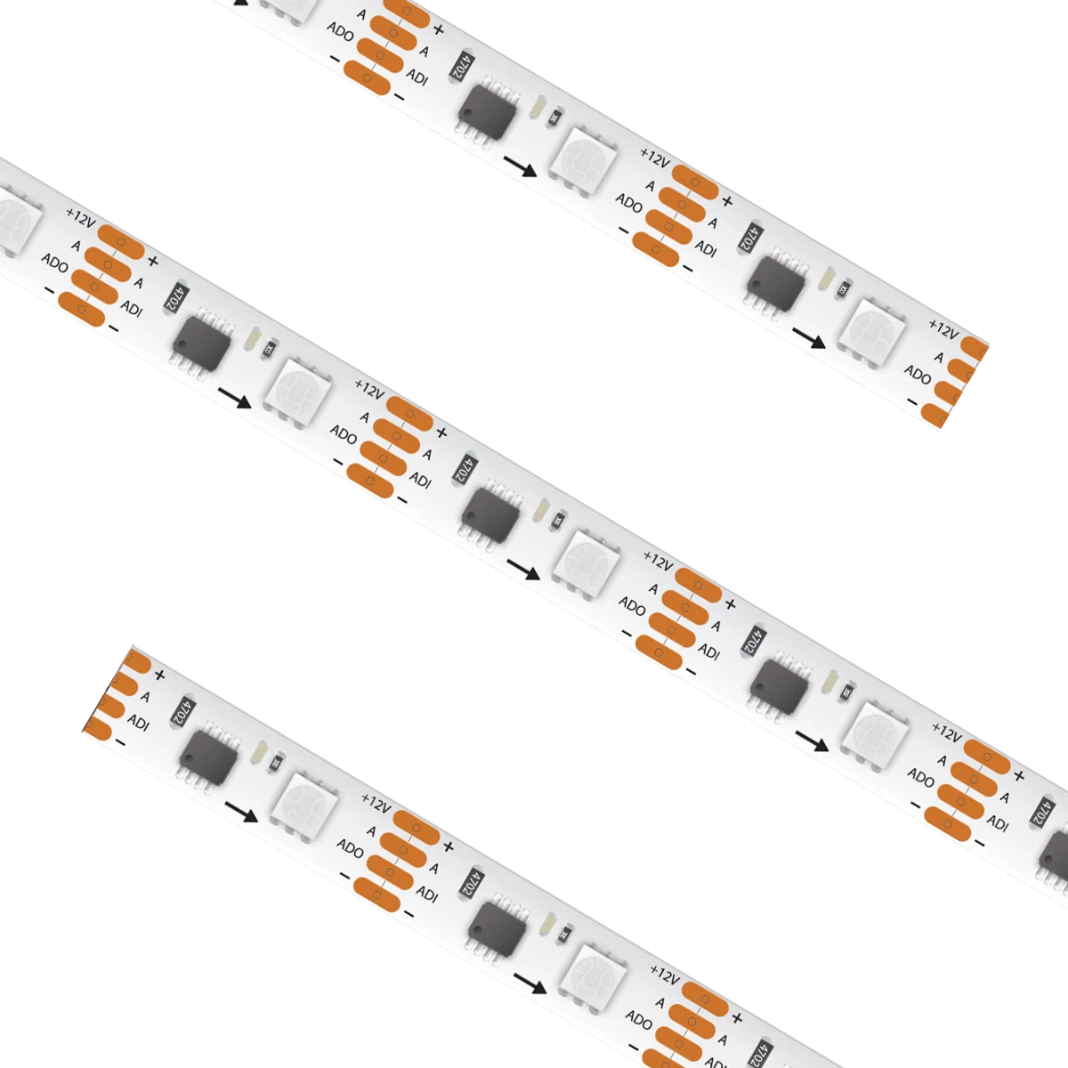 American Lighting HTL20-PXL-RGB1-12VDC-16 RGB Pixel Tape Light DMX Controlled – 12V DC, 16.4ft Reel, Individually Addressable LEDs, 1.31" Cut Points, cULus Listed (IP20, Dry Location)
