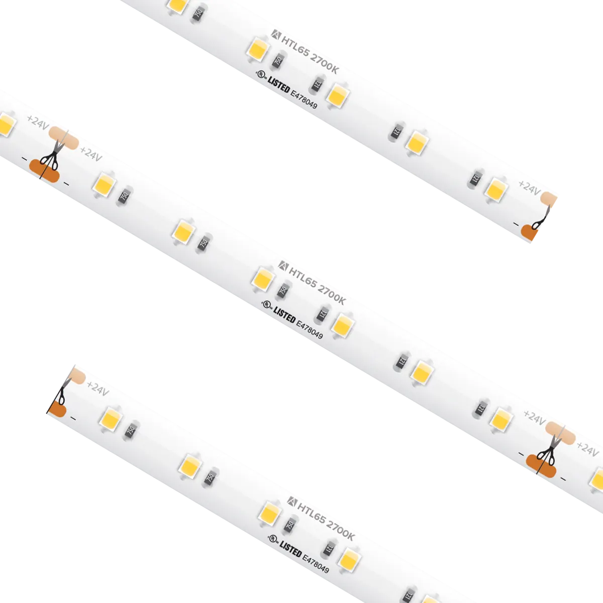 American Lighting HTL65-UWW-100 100Ft LED Tape Light 2700K IP65 24V High Output