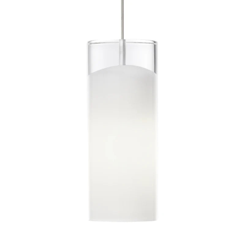 Visual Comfort Architectural 700FJHRZFS-LEDS930 Horizon 3" LED Pendant Frost Glass, Satin Nickel Finish, Freejack System, 3000K 5W LED