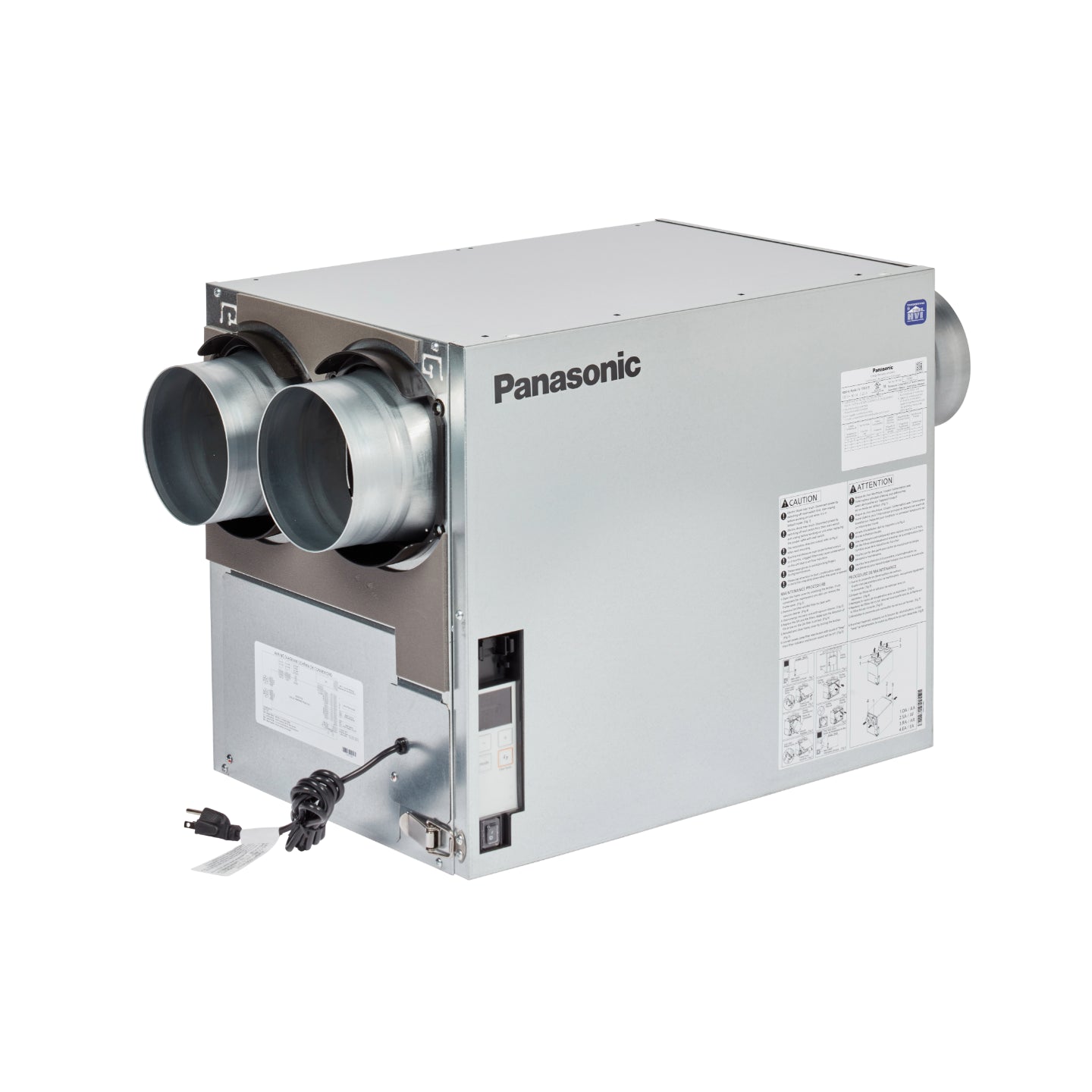 Panasonic FV-13VEC1S BalancedHome™ 130 CFM On the Supply Ports - Elite Plus Models Side Port
