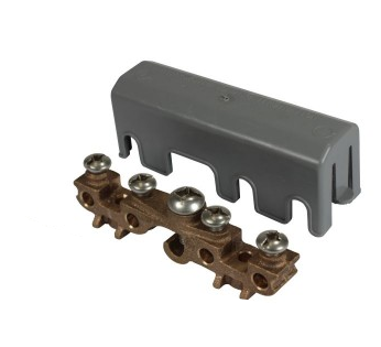 Orbit IGBB-5B Intersystem Bonding Bridge With Plastic Cover, Bronze