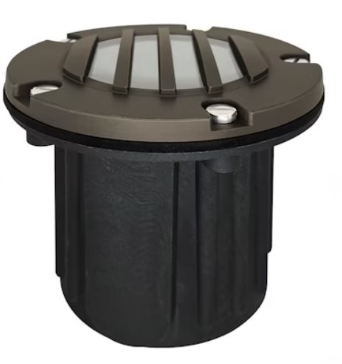 EnvisionLED IGL-RB-BR-ORB-12V Low Voltage: In-Ground Well Light, Ribbed Lens, Wattage 50W Halogen Max/LED MR-16, Voltage 12V, Brass, Oil Rubbed Bronze