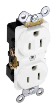 Orbit IR15-I 15A Industrial Grade Duplex Receptacle Ivory