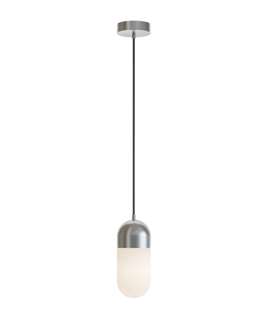 AFX Lighting IRVP05LAJUDSN Irvine 5 Inch Wide LED Mini Pendant with Frosted Glass Shade, Watt 15W, Selectable 5CCT Satin Nickel Finish