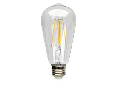 MaxLite F7ST19DLED927/JA8 7Watts ST19 LED Filament Lamp, 90+CRI, Dimmable, 2700K Color Temperature JA8 - Clear Glass