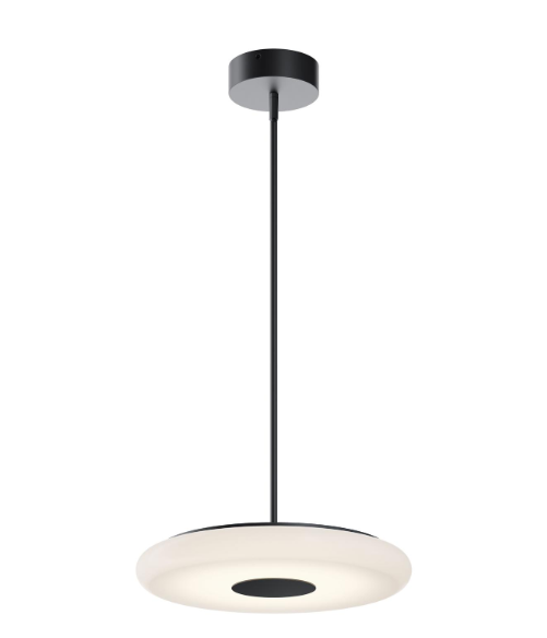 AFX Lighting JUNP18LAJUDBK June 18 Inch LED Pendant Ceiling Light, 120-277V, Watt 30W,Selectable 5CCT Black Finish
