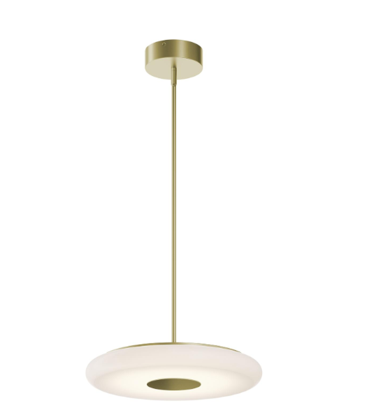 AFX Lighting JUNP18LAJUDLB June 18 Inch LED Pendant Ceiling Light, 120-277V, Watt 30W,Selectable 5CCT Light Antique Brass Finish