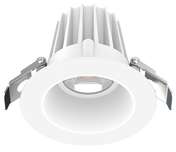 Lotus LED Lights JXL-COB02-R09W-5CCT-WH-2RR-SM-WH 2″ Round Smooth Recessed Economy Light, 5CCT, Wattage 9W, 120V, All White Finish