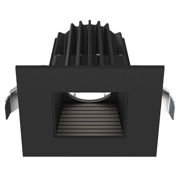 Lotus LED Lights JXL-COB02-S09W-5CCT-BK-2SR-BF-BK 2″ Square Black Trim Recessed Economy LED Downlight, MCTP 27K / 3K / 35K / 4K / 5K, Wattage 9W, 120V W/ Baffled Black Reflector