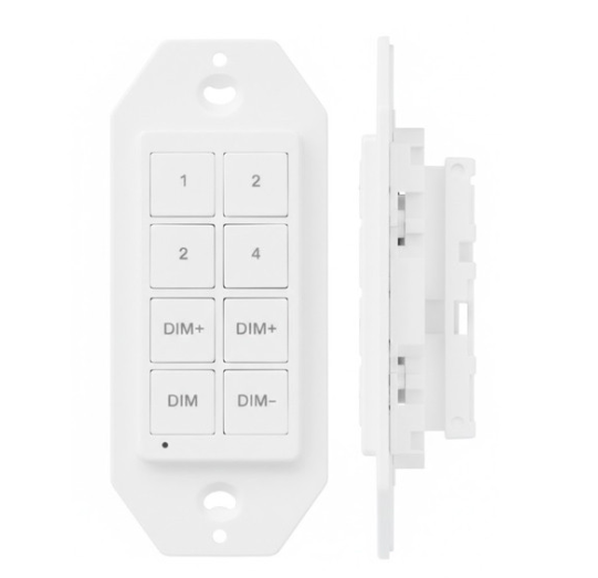 Westgate KEA-WP1018A.A0 Wall Switch, 8-Key AAA Battery-Powered, 100ft Transmission, Smart Bluetooth