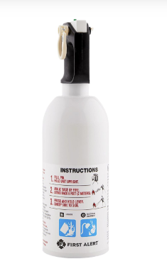BRK First Alert KITCHEN5 Kitchen Fire Extinguisher UL Rated 5-B:C (White)
