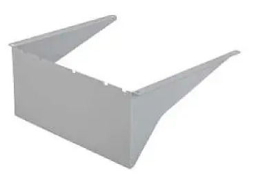 Keystone KT-ALED-GS-L2-KIT-S Reversible Glare Shield for Area Lights, Large Housing, Silver