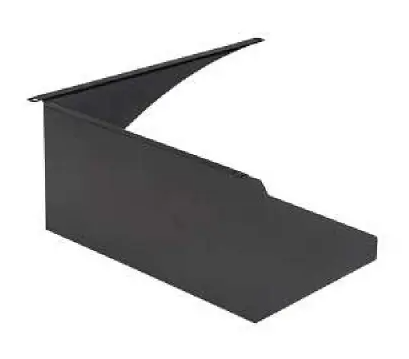 Keystone KT-ALED-GS-M2-R-KIT-B Glare Shield for Area Lights, Medium Housing, Right Side, Black